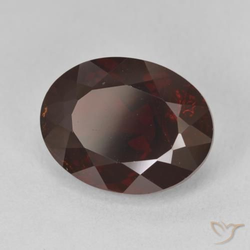 9.43 ct Red Pyrope Garnet Stone, Natural Pyrope Garnet in Oval Facet Shape for Sale