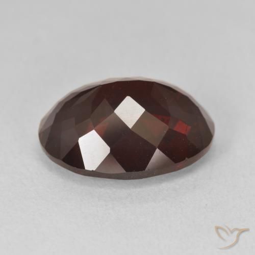 Pyrope Garnet Gemstone in 13.9 x 10.7 mm Size for Sale, Pyrope Garnet Stone in Blackish Red Color