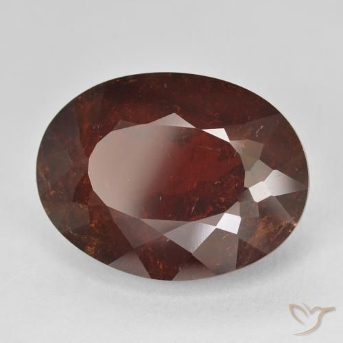 25.23 ct Red Pyrope Garnet Stone, Natural Pyrope Garnet in Oval Facet Shape for Sale