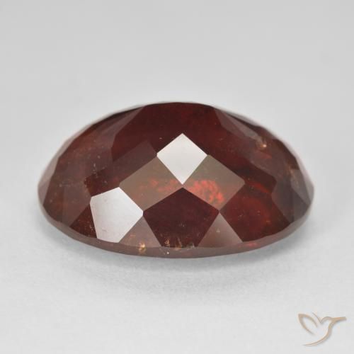 Pyrope Garnet Gemstone in 20 x 15 mm (calibrated) Size for Sale, Pyrope Garnet Stone in Sangria Red Color