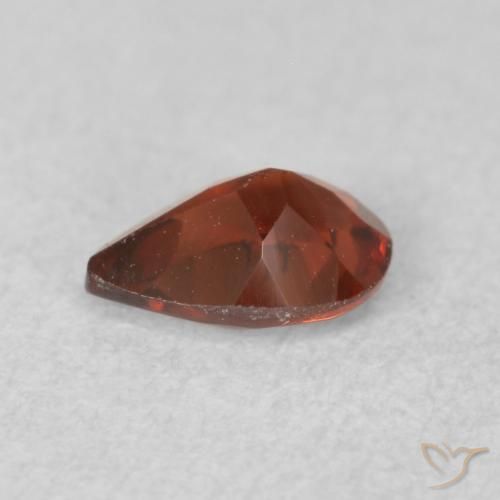 Pyrope Garnet Gemstone in 6 x 4.2 mm Size for Sale, Pyrope Garnet Stone in Deep Red Color