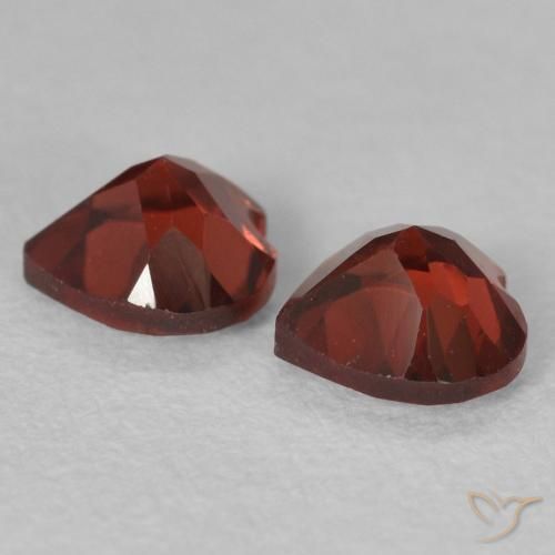 Pyrope Garnet Gemstones in 5 x 5 mm (calibrated) Size for Sale, Pyrope Garnet Stones in Bright Red Color