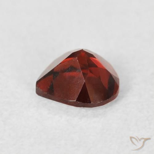 Pyrope Garnet Gemstone in 5.3 x 5.1 mm Size for Sale, Pyrope Garnet Stone in Bright Red Color