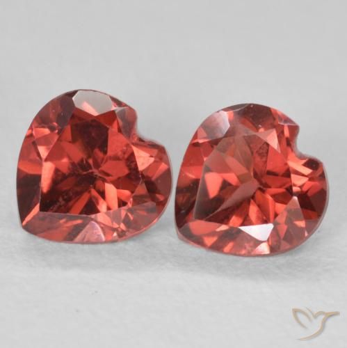 1.19ctw Natural Dark Red Pyrope Garnet, Heart, VS