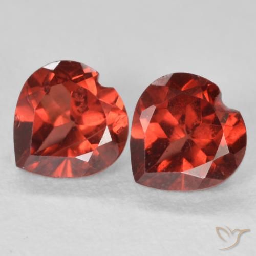 1.29ctw Natural Medium Dark-Red Pyrope Garnet, Heart, VS