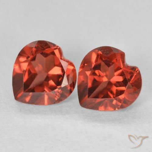 1.22ctw Natural Currant Red Pyrope Garnet, Heart, VS