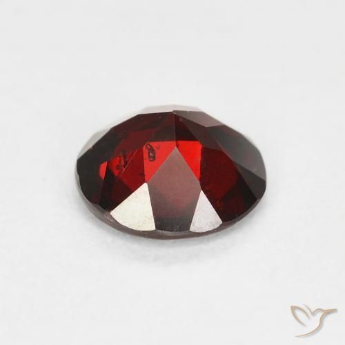 Pyrope Garnet Gemstone in 7 mm (calibrated) Size for Sale, Pyrope Garnet Stone in Dark Red Color