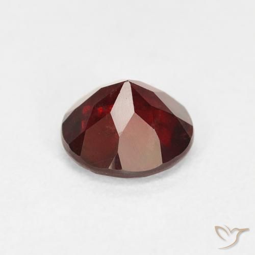 Pyrope Garnet Gemstone in 7 mm (calibrated) Size for Sale, Pyrope Garnet Stone in Currant Red Color