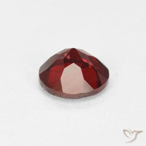 Pyrope Garnet Gemstone in 5 mm (calibrated) Size for Sale, Pyrope Garnet Stone in Medium Red Color