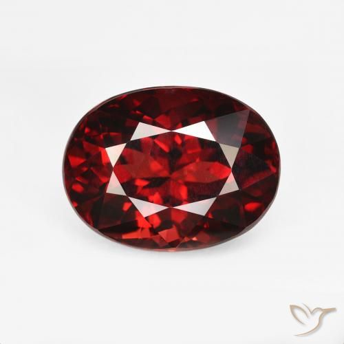 6.12ct Natural Deep Blood Red Pyrope Garnet, Oval, VVS