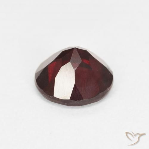 Pyrope Garnet Gemstone in 7 mm (calibrated) Size for Sale, Pyrope Garnet Stone in Sangria Red Color