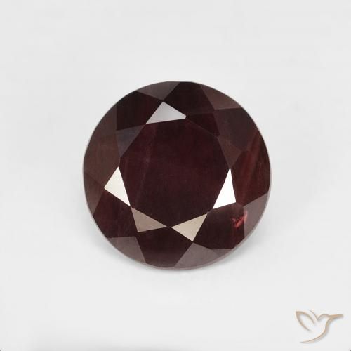1.63ct Natural Deep Red Pyrope Garnet, Round, VS