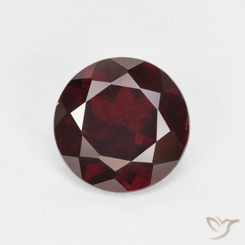 1.53ct Natural Dark Red Pyrope Garnet, Round, VS