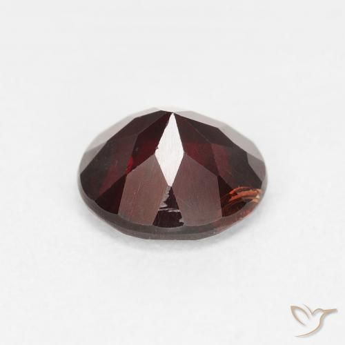 Pyrope Garnet Gemstone in 7 mm (calibrated) Size for Sale, Pyrope Garnet Stone in Dark Red Color