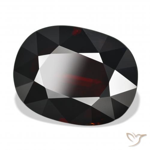34.78 ct Red Pyrope Garnet Stone, Natural Pyrope Garnet in Oval Facet Shape for Sale
