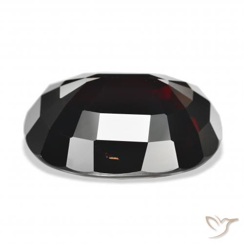 Pyrope Garnet Gemstone in 22.1 x 17 mm Size for Sale, Pyrope Garnet Stone in Dark Red Color