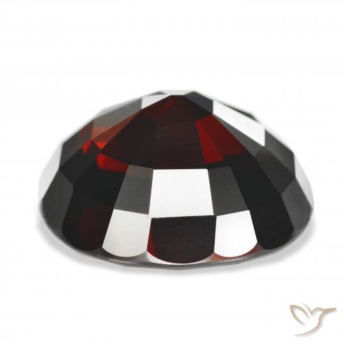 Pyrope Garnet Gemstone in 16.1 x 14.6 mm Size for Sale, Pyrope Garnet Stone in Blackish Red Color