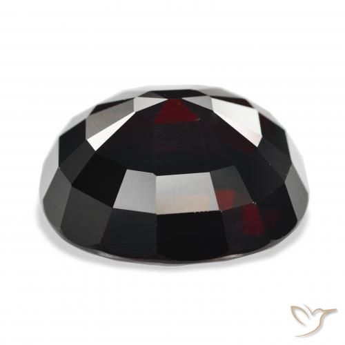 Pyrope Garnet Gemstone in 17.6 x 16.4 mm Size for Sale, Pyrope Garnet Stone in Dark Red Color