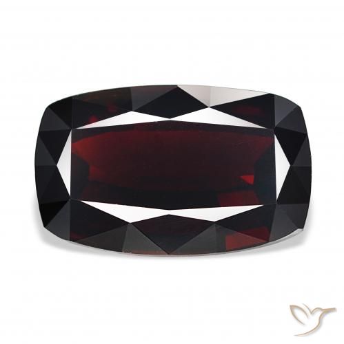 18.58ct Blackish Red Pyrope Garnet, Cushion, VVS