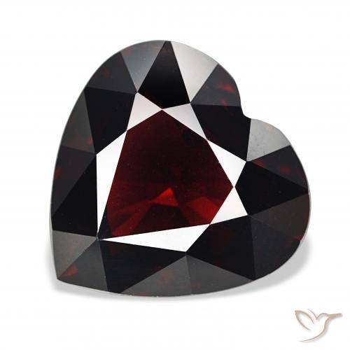 16.80ct Natural Dark Red Pyrope Garnet, Heart, VS
