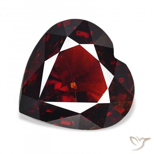15.79ct Natural Dark Red Pyrope Garnet, Heart, VS