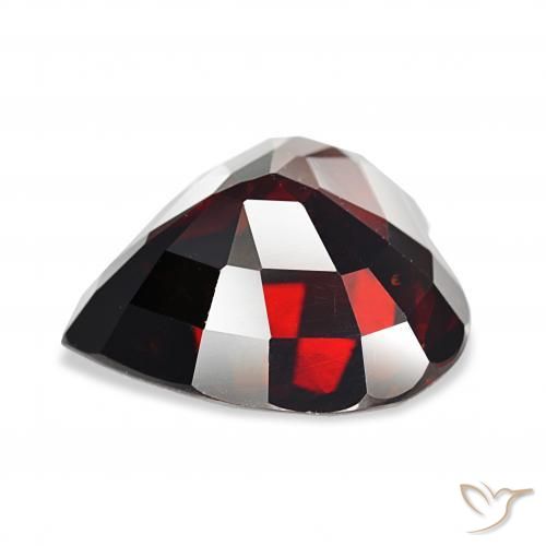 Pyrope Garnet Gemstone in 15.6 x 15.4 mm Size for Sale, Pyrope Garnet Stone in Dark Red Color
