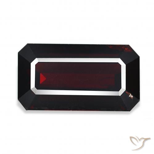 16.59ct Dark Red Pyrope Garnet, Emerald Cut, VS