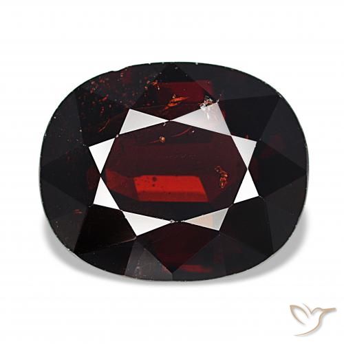 12.59ct Blackish Red Pyrope Garnet, Oval, SI-I1