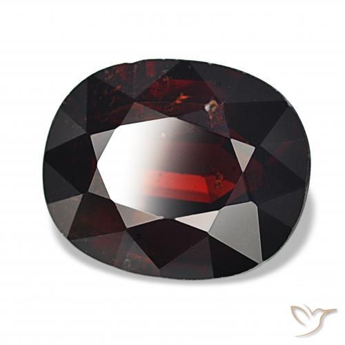 12.59 ct Red Pyrope Garnet Stone, Natural Pyrope Garnet in Oval Facet Shape for Sale