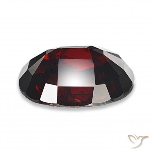 Pyrope Garnet Gemstone in 15.8 x 12.9 mm Size for Sale, Pyrope Garnet Stone in Blackish Red Color