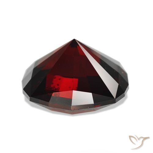 Pyrope Garnet Gemstone in 10 x 10 mm (calibrated) Size for Sale, Pyrope Garnet Stone in Dark Red Color