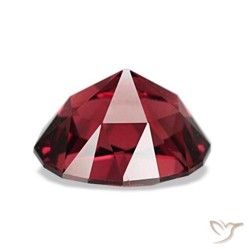 Pyrope Garnet Gemstone in 9.5 x 7.4 mm Size for Sale, Pyrope Garnet Stone in Purple-Red Color