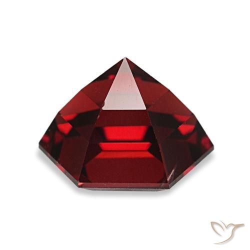 Pyrope Garnet Gemstone in 7.8 x 6.8 mm Size for Sale, Pyrope Garnet Stone in Dark Red Color