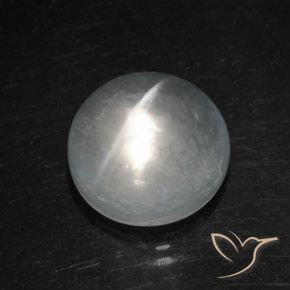 8.11 ct Round Quartz Cat's Eye, 12.4 mm From India, Photo A