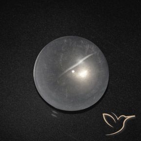 8.7 ct Round Quartz Cat's Eye, 12.9 mm From India, Photo A