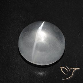 7.56 ct Round Quartz Cat's Eye, 12.1 mm From India, Photo A
