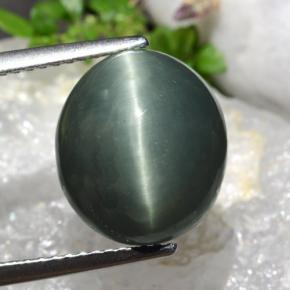 8.2ct Oval Cabochon Green Quartz Cat's Eye for sale thumb image of 8.2ct Oval Cabochon Green Quartz Cat's Eye (ID: 472321)