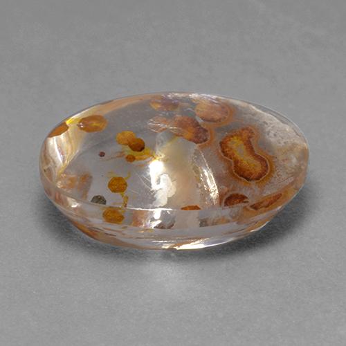 Quartz With Marcasite Gemstone in 15.2 x 11.3 mm Size for Sale, Quartz With Marcasite Stone in Multicolor Color