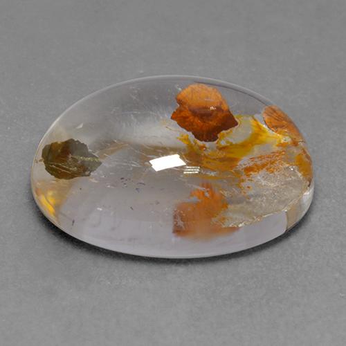 Quartz With Marcasite Gemstone in 16 x 12 mm (calibrated) Size for Sale, Quartz With Marcasite Stone in Multicolor Color