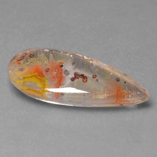 Quartz With Marcasite Gemstone in 21.6 x 9.8 mm Size for Sale, Quartz With Marcasite Stone in Multicolor Color