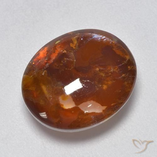 7.19 ct Multicolor Quartz With Marcasite Stone, Natural Quartz With Marcasite in Oval Cabochon Shape for Sale