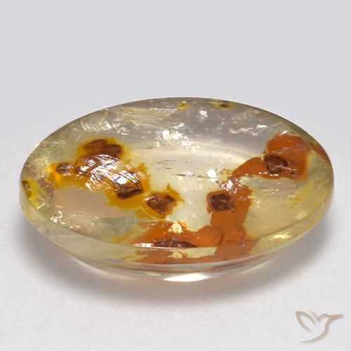 Quartz With Marcasite Gemstone in 16 x 12 mm (calibrated) Size for Sale, Quartz With Marcasite Stone in Multicolor Color