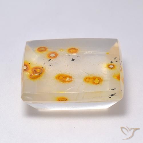Quartz With Marcasite Gemstone in 19 x 19 mm (calibrated) Size for Sale, Quartz With Marcasite Stone in Multicolor Color