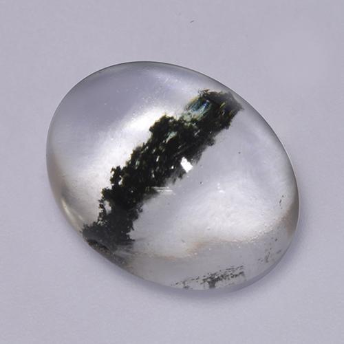 11.59 ct Multicolor Quartz With Marcasite Stone, Natural Quartz With Marcasite in Oval Cabochon Shape for Sale