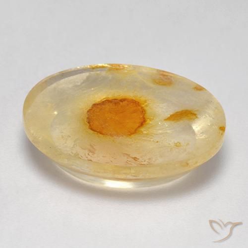 Quartz With Marcasite Gemstone in 16.4 x 12.9 mm Size for Sale, Quartz With Marcasite Stone in Multicolor Color