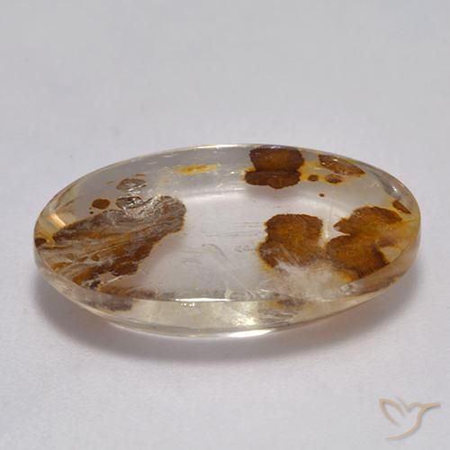 Quartz With Marcasite Gemstone in 18.2 x 12.2 mm Size for Sale, Quartz With Marcasite Stone in Multicolor Color