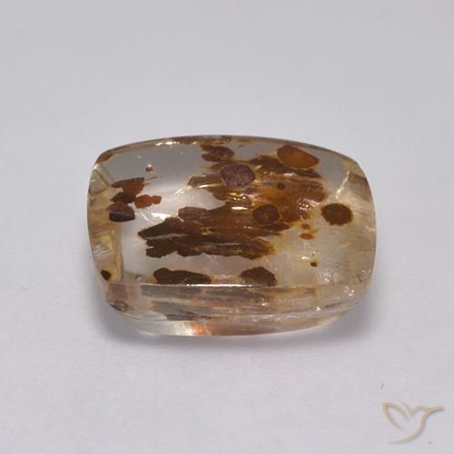 Quartz With Marcasite Gemstone in 12.6 x 11.2 mm Size for Sale, Quartz With Marcasite Stone in Multicolor Color