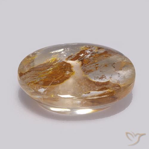 Quartz With Marcasite Gemstone in 14.9 x 12.2 mm Size for Sale, Quartz With Marcasite Stone in Multicolor Color