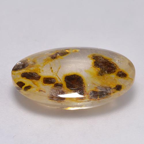Quartz With Marcasite Gemstone in 18.8 x 13.1 mm Size for Sale, Quartz With Marcasite Stone in Multicolor Color