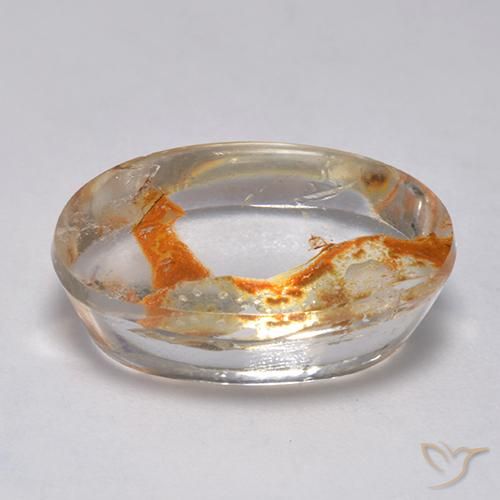 Quartz With Marcasite Gemstone in 19.3 x 13.1 mm Size for Sale, Quartz With Marcasite Stone in Multicolor Color